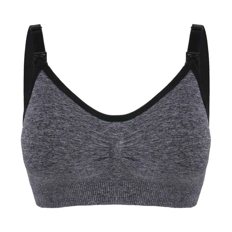High Quality Plus Size Nursing Bra Breathable Women'S Breastfeeding Underwear Seamless Maternity Bra Push Up