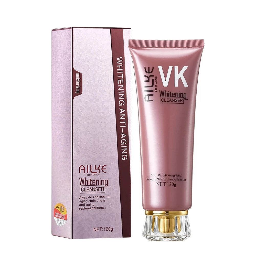 AILKE Purple Rose Facial Cleanser - Moisturizing Whitening 120ml