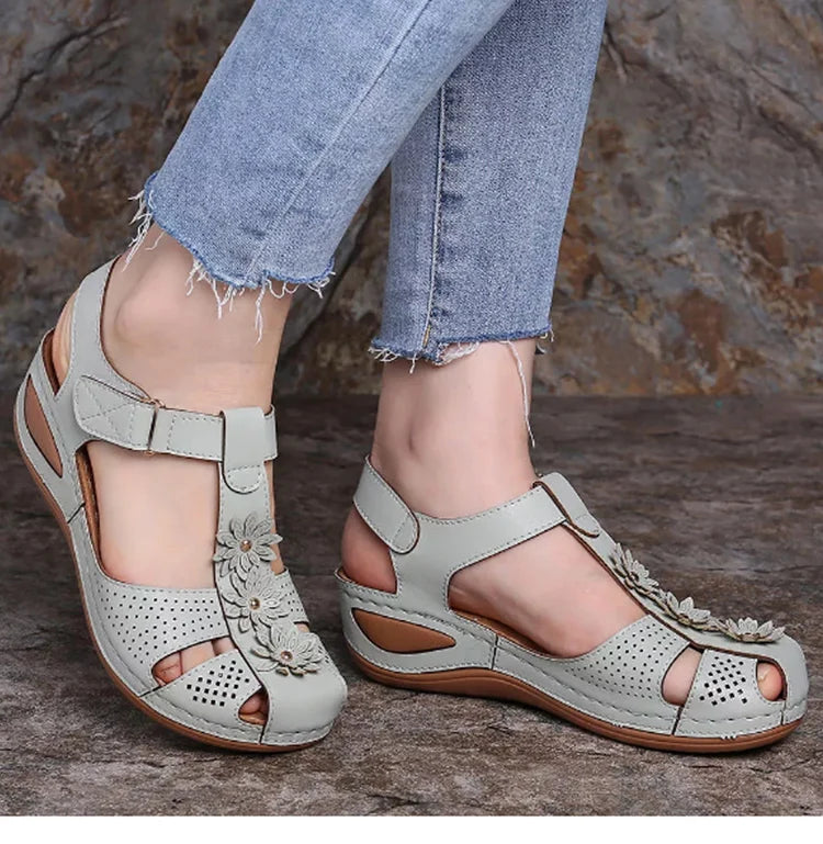 Customizable Women Sandals Wedges Heels Sandals Chaussures Femme Soft Bottom Platform Gladiator Casual Shoes Tailor-made Suits