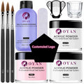 Factory Wholesale Custom Private Label 3 in 1 Acrylic  Powder Colors Dip Nail Acrylic Powder