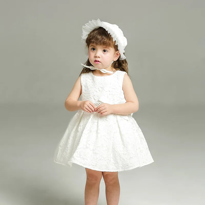 Baby Appliques Formal Princess Dresses for Girl Rainbow Tulle Birthday Party Dress Infant Girl Dress Baby Clothes 3-24M