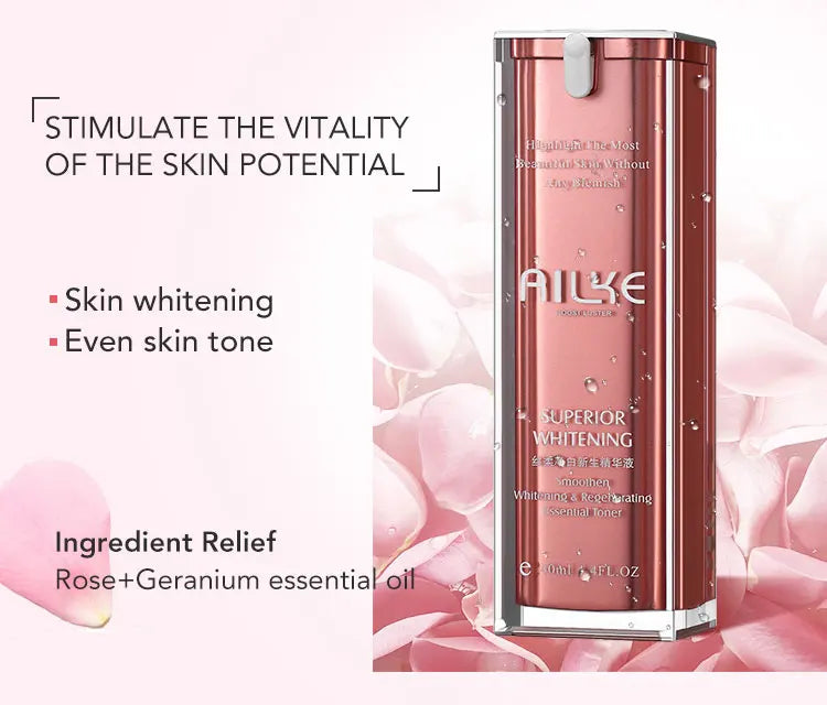 AILKE Rose Facial Cleanser, Women Whitening Moisturizing Cleaning Cleaner, Hydrating, Reduce Dark Spots, For All Skin Types