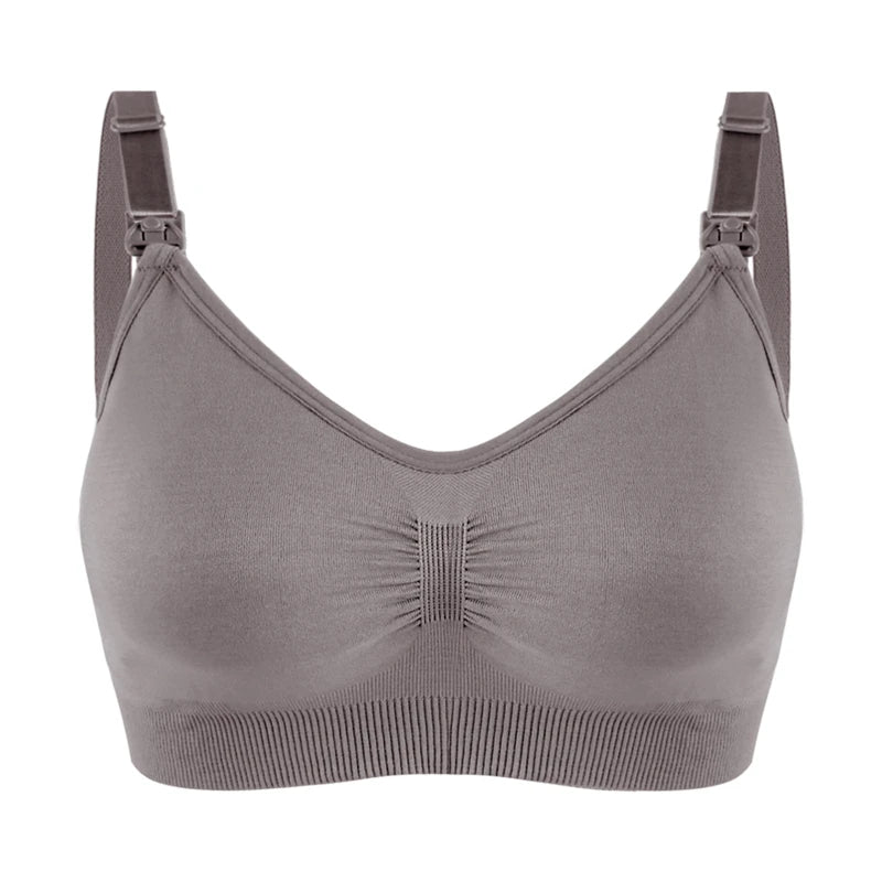 High Quality Plus Size Nursing Bra Breathable Women'S Breastfeeding Underwear Seamless Maternity Bra Push Up