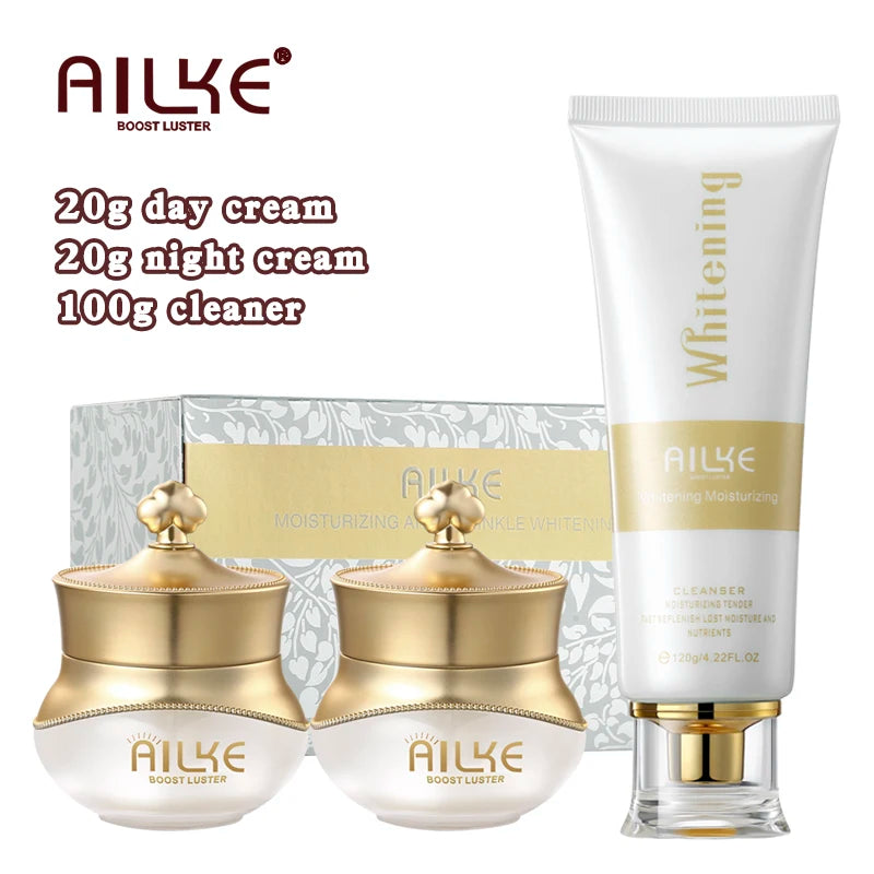 AILKE 5-in-1 Facial Skin Care Set - Whitening and Moisturizing
