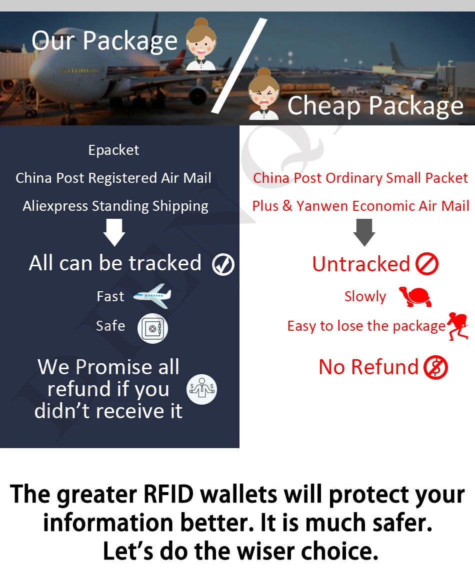 Carbon Fiber Credit Card Holder Wallets Men Brand Rfid Black Magic Trifold Leather Slim Mini Wallet Small Money Bag Male Purses