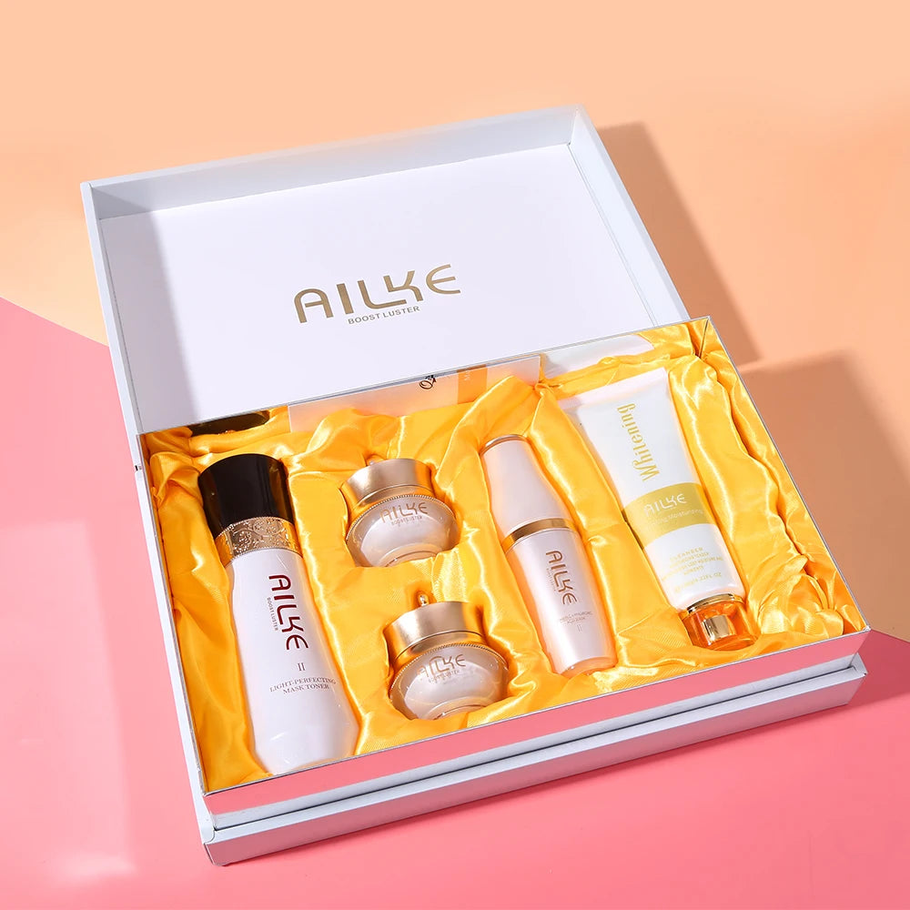 AILKE Anti-Wrinkles Whitening Skin Care Face Cream, With Collagen, Rose, Moisturizing, Brightening, Women Facial Korean Cosmetic