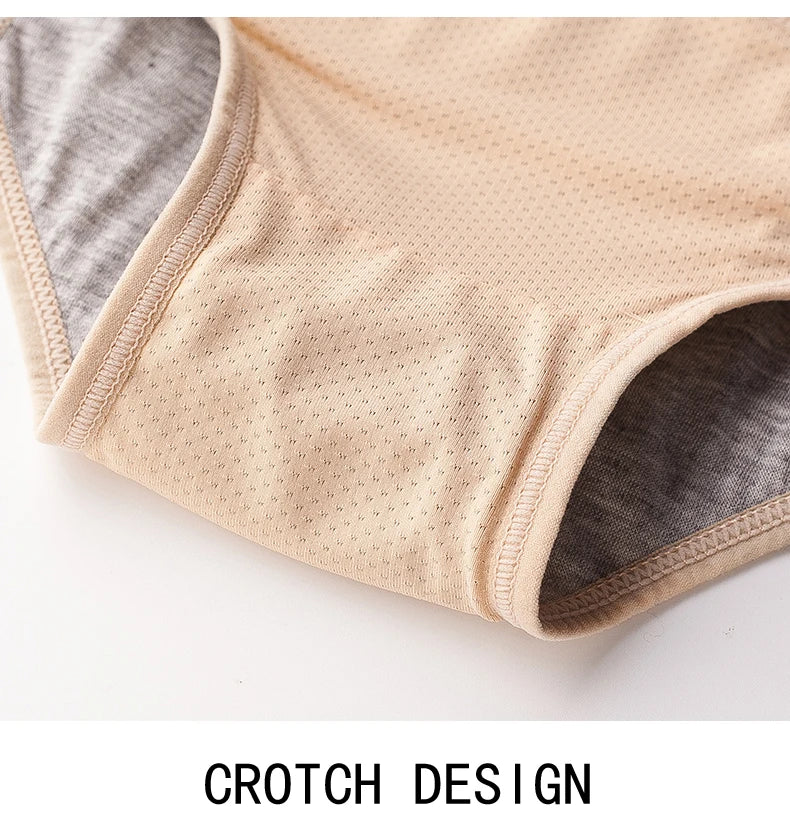 3pcs/Set Menstrual Period Panties Proof Briefs High Waist Warm Female Women Sexy Pants Leak Proof Incontinence Underwear wt02