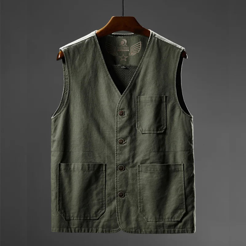 DIMUSI Summer Men's Vests Casual Man Army Breathable Mesh Vest Sleeveless Jackets Man Outdoor Fishing Waistcoats Clothing 8XL