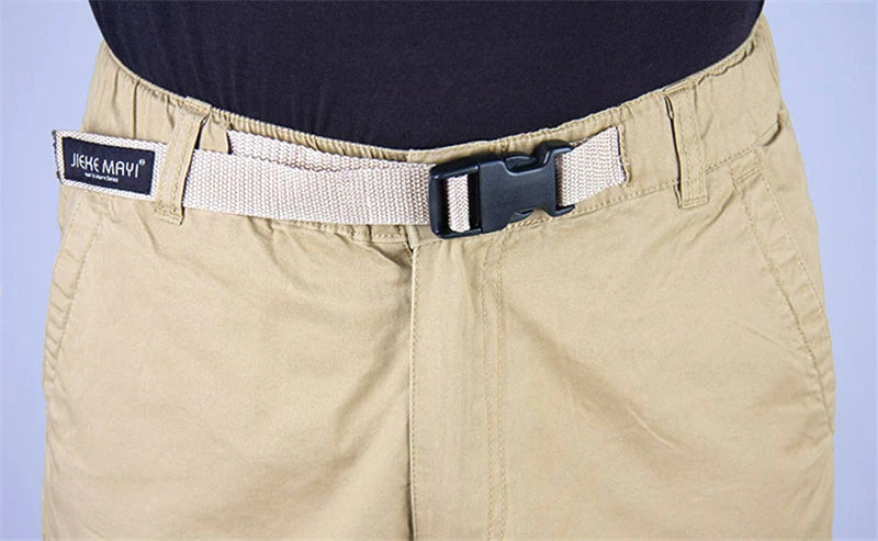 Long Length Cargo Shorts Men Summer Multi-Pocket Casual Cotton Elastic Capri Pants Men Military Tactical Short Hot Breeches  5XL