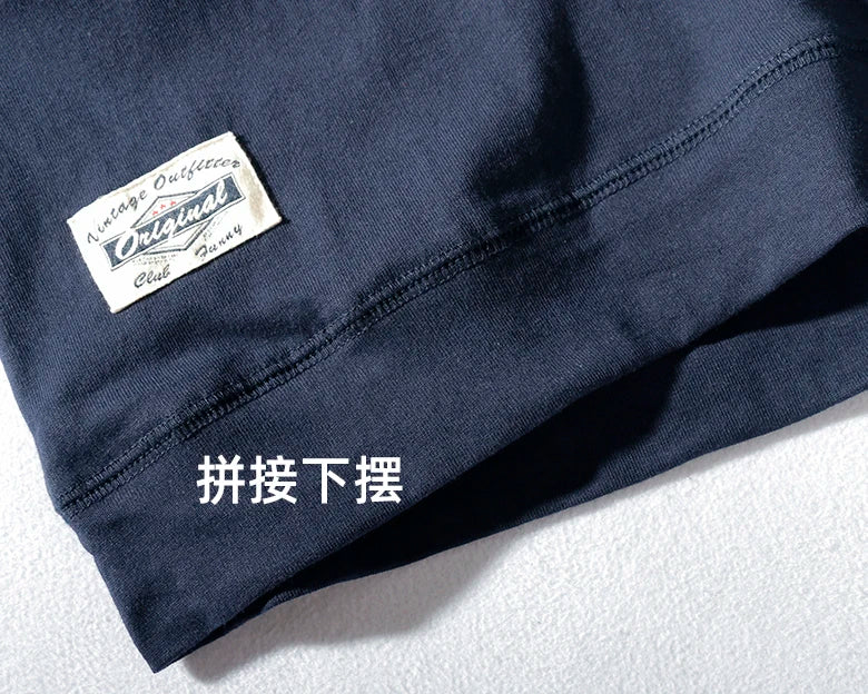2025 Summer New Raglan Sleeve Solid Color T-shirt Men's Fashion Short-sleeved Round Neck 100% Cotton Washed Bottoming Tops