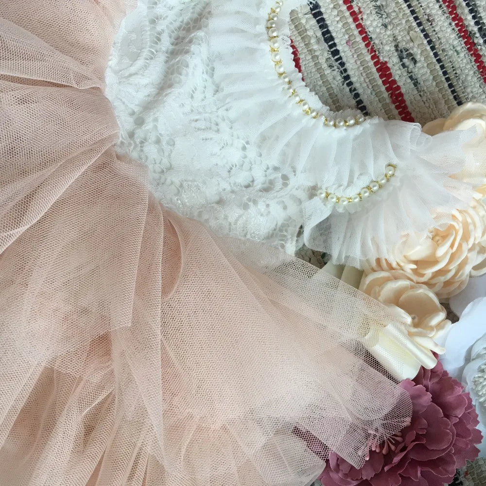 Elegant Little Girls Lolita Dress for Christmas Toddler Boho Chic Birthday Party Costume+ Blet 2pcs Outfit Set Wedding Clothing