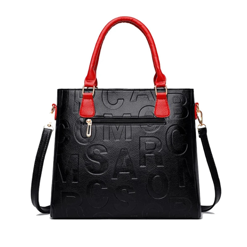 PU Leather Casual Crossbody Bags for Women Ladies Luxury Designer Tote Handbag Female Large Capacity Travel Shoulder Bag Sac