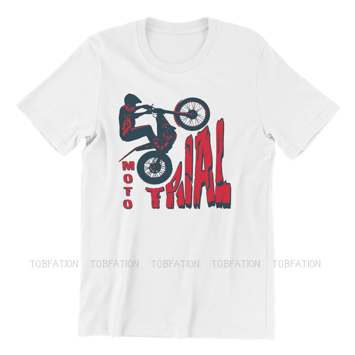 Motorcycle Race Series Other Crewneck Tshirts Moto Trial Distinctive Homme T Shirt Hipster Clothing 6Xl