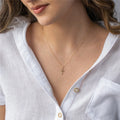 Cross Pendants Necklace 14K Gold Filled Cross Jewelry Gold Choker Minimalism Necklace Collier Femme Kolye Boho Women'S Necklace
