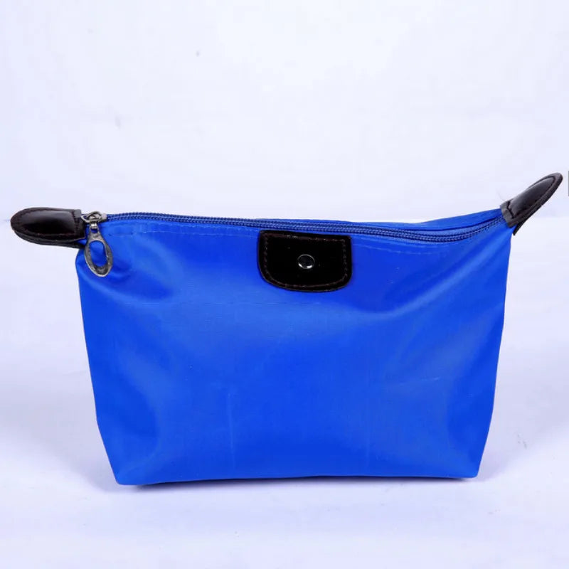 Womens Cosmetic Bag Waterproof Colorful Dumpling Style Travel Organizer Portable Tote For Women