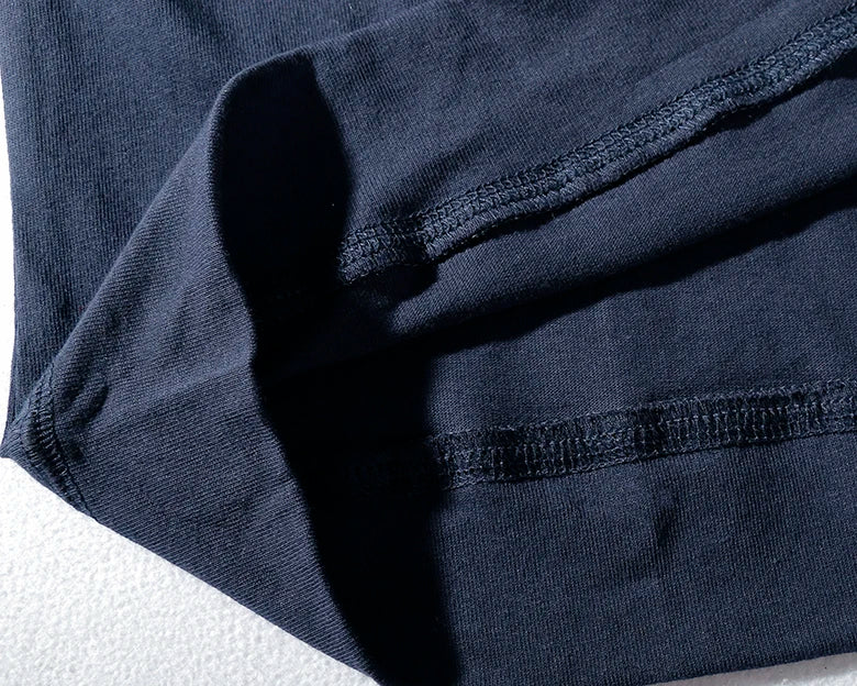2025 Summer New Raglan Sleeve Solid Color T-shirt Men's Fashion Short-sleeved Round Neck 100% Cotton Washed Bottoming Tops