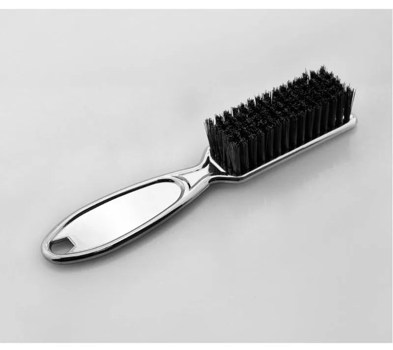 Plastic Handle Hairdressing Soft Hair Cleaning Brush Barber Neck Duster Broken Hair Remove Comb Hair Styling Tools Comb Gold