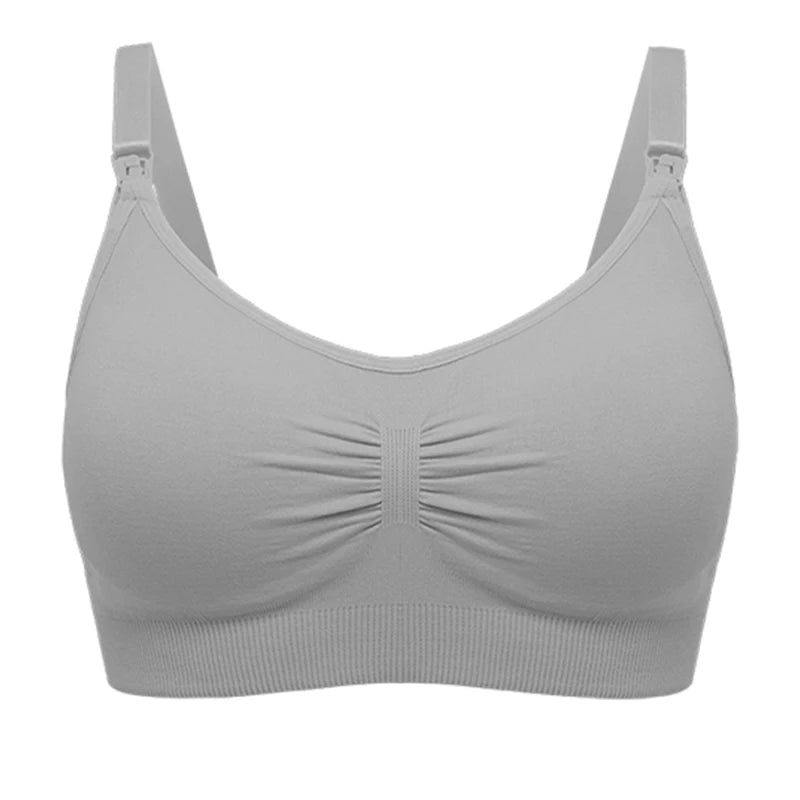 High Quality Plus Size Nursing Bra Breathable Women'S Breastfeeding Underwear Seamless Maternity Bra Push Up