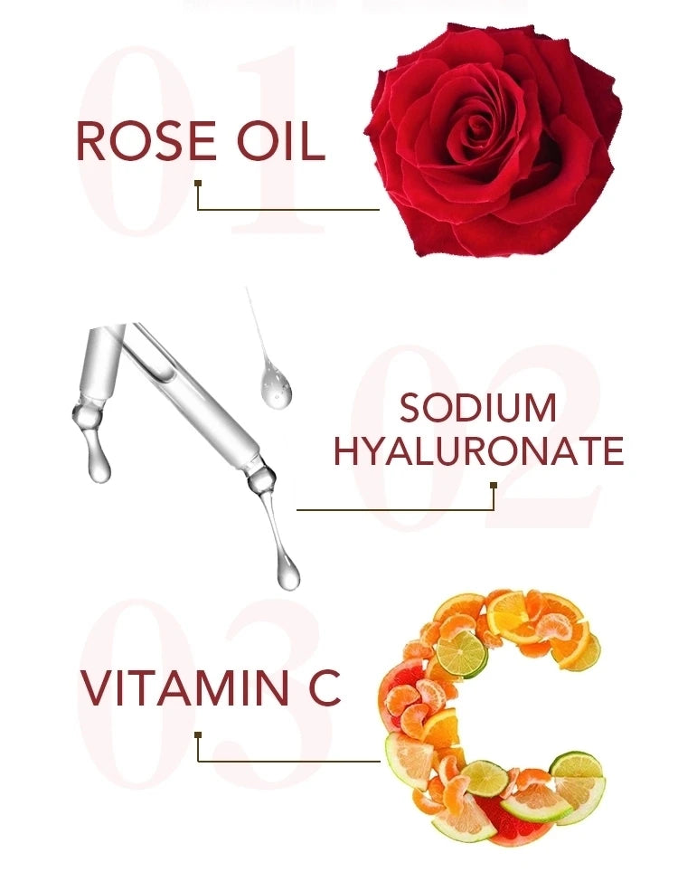 AILKE Rose Facial Cleanser, Women Whitening Moisturizing Cleaning Cleaner, Hydrating, Reduce Dark Spots, For All Skin Types