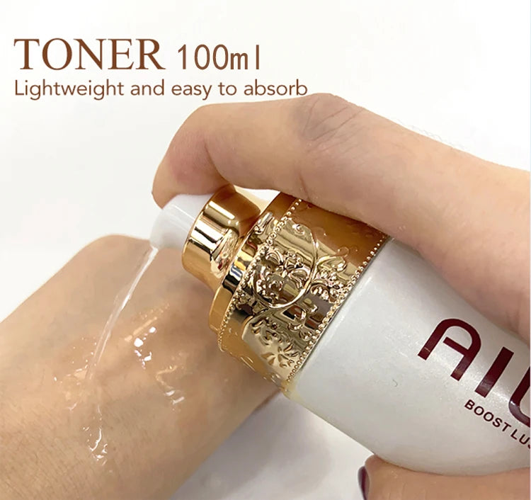 AILKE Anti-Wrinkles Whitening Skin Care Face Cream, With Collagen, Rose, Moisturizing, Brightening, Women Facial Korean Cosmetic
