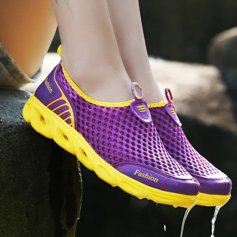 Fichames Slip On Sneakers For Men And Women Breathable Waterproof Lightweight All Day Comfort