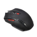 Ratón inalámbrico 2.4G con receptor USB, 6 botones, óptico profesional, ratones inalámbricos USB de desplazamiento a la derecha para PC Gamer portátil