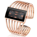 CANSNOW Womens Watch Luxury Fashion Rose Gold Bangle Bracelet Watch Women Dress Clock Female Lady Saati Girls Wristwatch Relojes