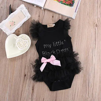 Citgeet Lace Tulle Romper For Baby Girls With Ruffles Bow Premium Cotton Summer Outfit