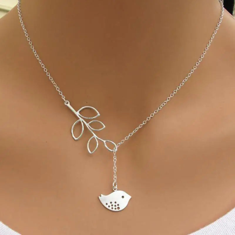 New Fashion Corss Jewelry Leaves Bird Pendant Necklace Maxi Statement Necklace Chokers Necklace For Women'S 2018 Jewelry Bijoux