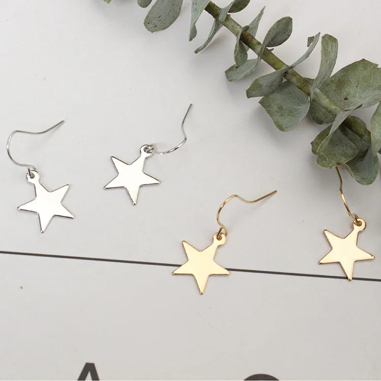 2017 New Hollow Geometry Earrings Heart Sweet Gold Love Earrings Women'S Gifts Jewelry Orecchini Brincos Pendientes Oorbellen