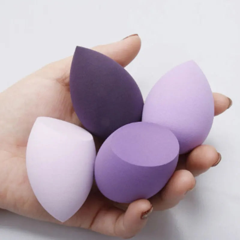 Makeup Sponge Set 4Pcs Premium Beauty Blenders For Flawless Foundation For All Skin Types