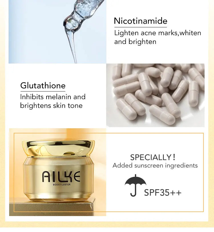 AILKE Whitening Facial Skin Care Set - Glutathione & Niacinamide