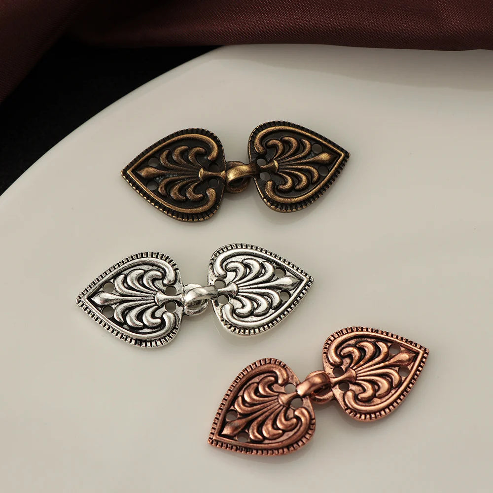 1 Pc Retro Metal Button Sweater Cardigan Clip Sewing Craft Duck Clip Pin Sweater Scarf Clasp Connection Buckle Accessory