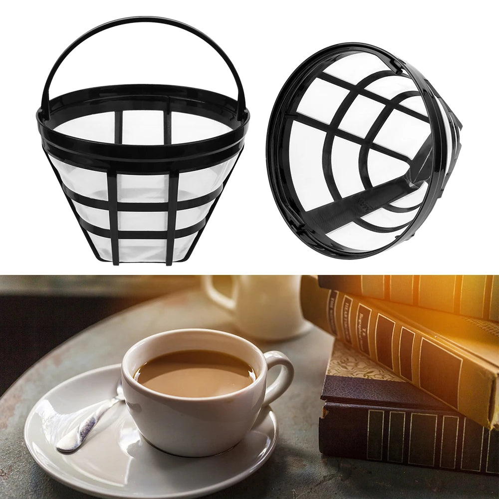 Utensilio de Cocina Cafetera Colador Malla Herramienta de Preparación Filtro de Café Accesorios para Cafetera Cesta Recargable Estilo Taza
