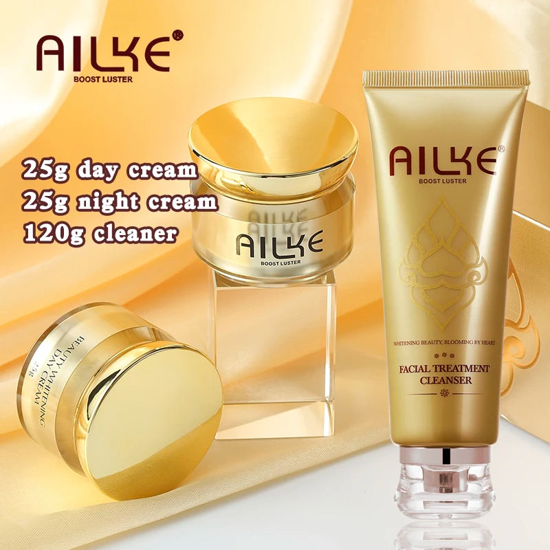 AILKE Whitening Facial Skin Care Set - Glutathione & Niacinamide