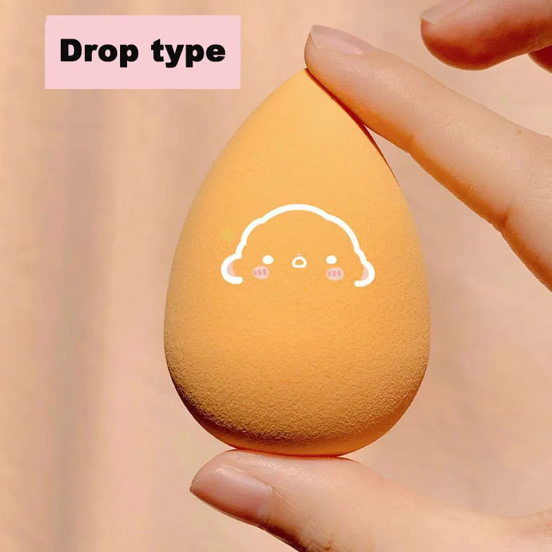 4Pcs/Bag Fashion Make Up Blender Cosmetic Puff Makeup Sponge Foundation Powder Sponge Beauty Tool Makeup Tool Accessories