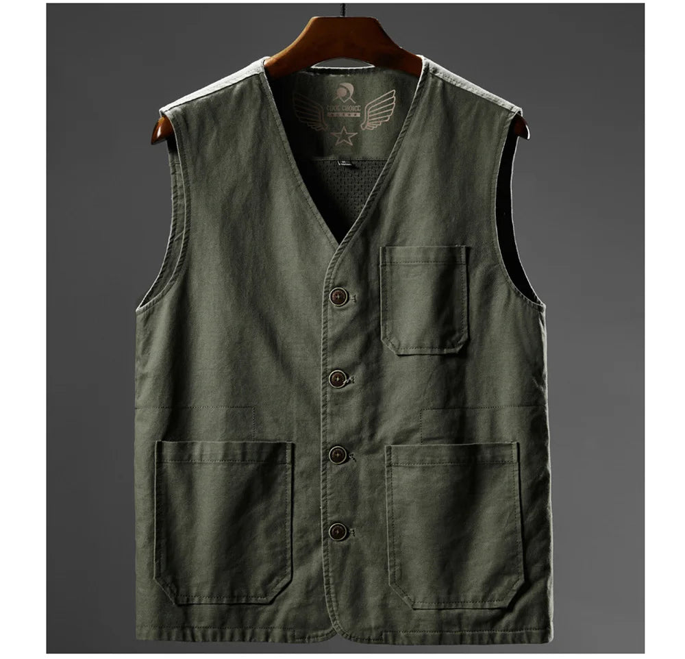 DIMUSI Summer Men's Vests Casual Man Army Breathable Mesh Vest Sleeveless Jackets Man Outdoor Fishing Waistcoats Clothing 8XL