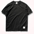 31100# Summer New Men's Fashion Simple Short-sleeved O-neck Solid Color T-shirt 100% Cotton Washed Old Bottoming Slim T Shirt