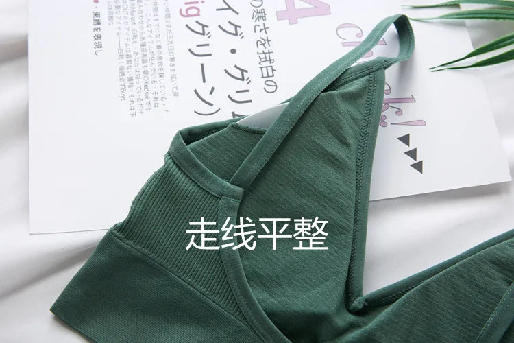 Women's Crop Top Ribbed Tube Top U-Back Comfort Bra Streetwear Camis Sexy Lingerie Seamless Underwear Sports Tank Bralette M-XL