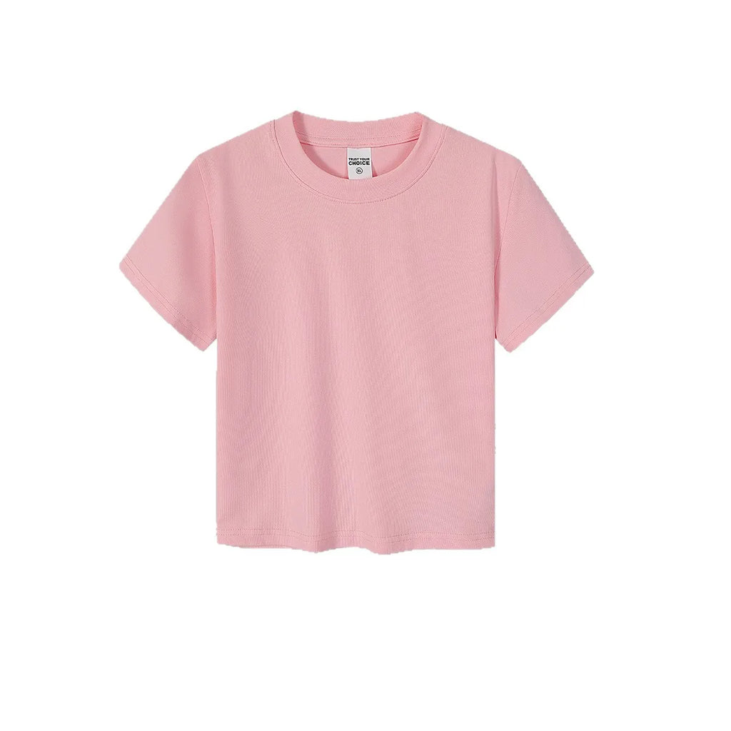 BANMI Women's Slim Fit U Neck Short Sleeve Knit T-Shirt