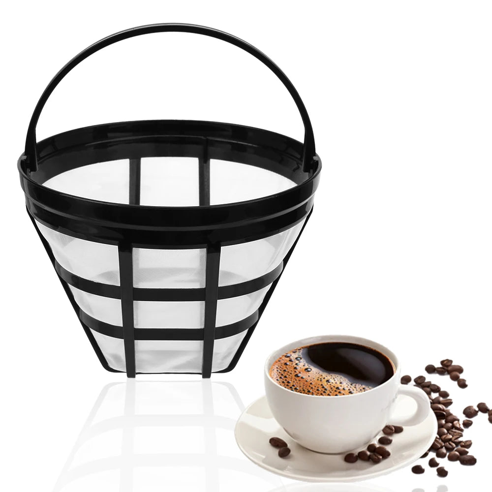 Utensilio de Cocina Cafetera Colador Malla Herramienta de Preparación Filtro de Café Accesorios para Cafetera Cesta Recargable Estilo Taza
