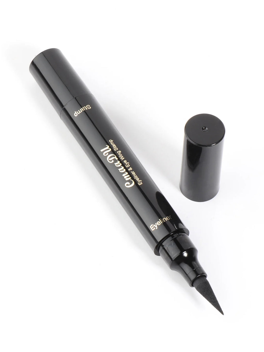 1pcs Big Double-headed seal eyeliner Waterproof and quick-drying black liquid eyeliner small lash glue pen Eye makeup cosmetic
