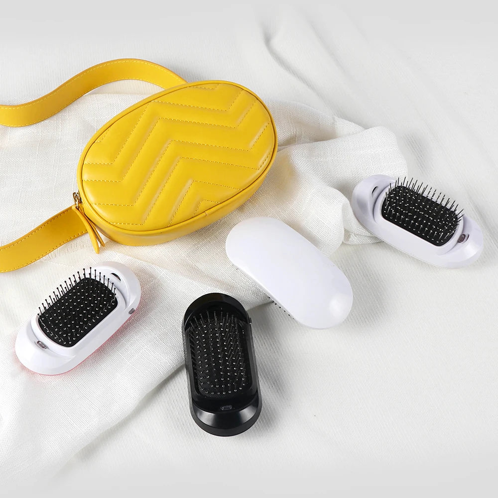New Trend Portable Head Massager Brush Negative Ions Detangling Comb For Adults Kids Hair Detangler Brush For Wet Dry Hairbrush
