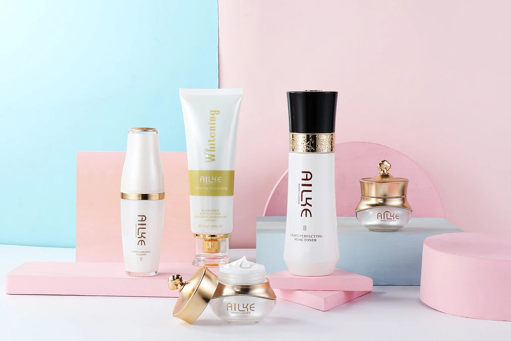 AILKE Anti-Wrinkles Whitening Skin Care Face Cream, With Collagen, Rose, Moisturizing, Brightening, Women Facial Korean Cosmetic