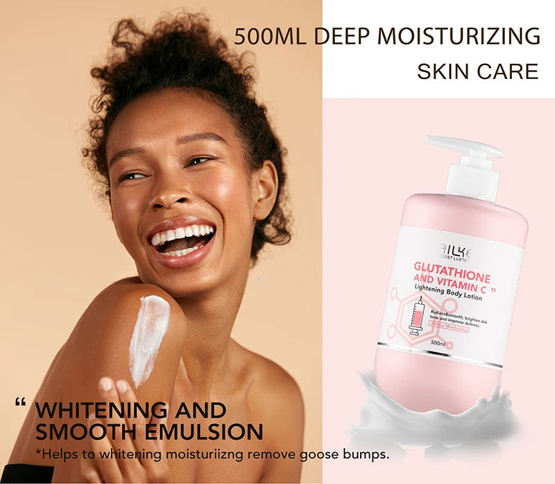 AILKE Whitening Skin Care Set, With Glutathion Vitamin C, Brighter Smoother Skin, Reduce Dark Spots, Clean Skin, Moisturizing