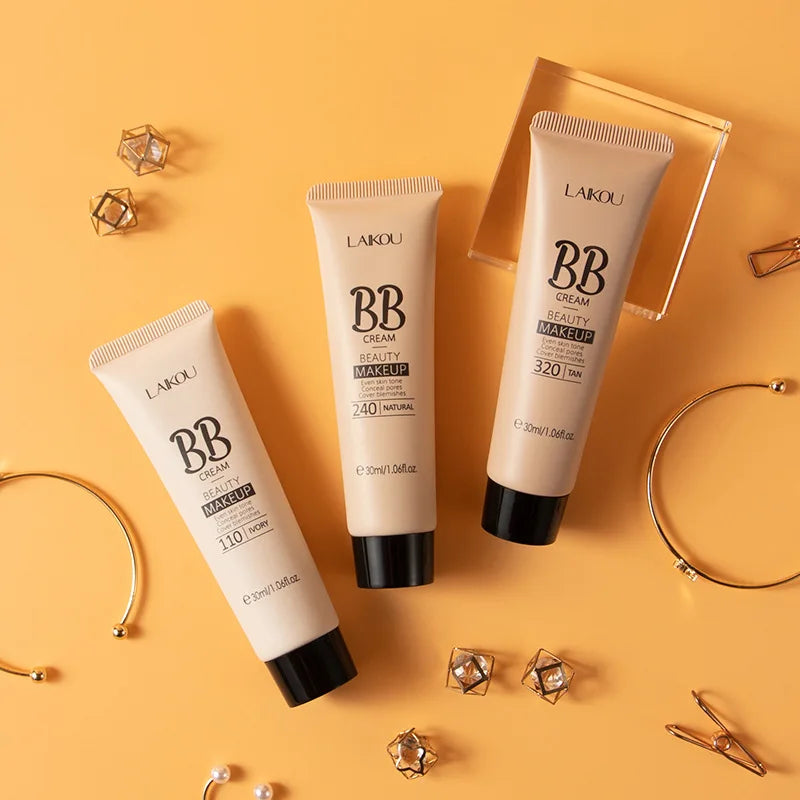 Laikou Bb Cream Face Base Liquid Foundation Makeup Waterproof Long Lasting Facial Concealer Whitening Cream Korean Make Up