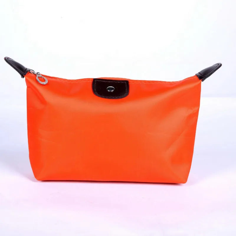 Womens Cosmetic Bag Waterproof Colorful Dumpling Style Travel Organizer Portable Tote For Women