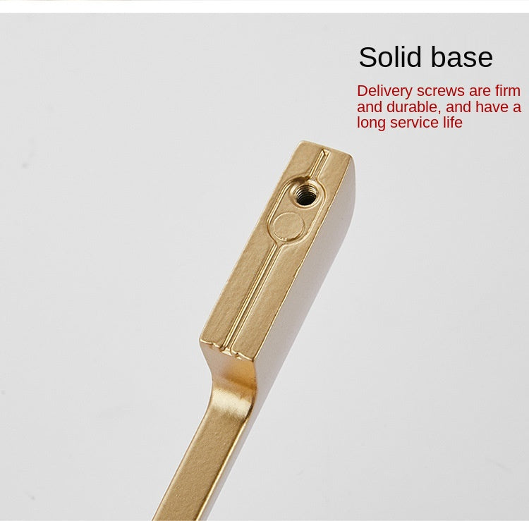 Kitchen Cupboard Knob Square U Type Gold Cabinet Drawer Pull Closet Door Hardware European Fashion Aluminum House Handle