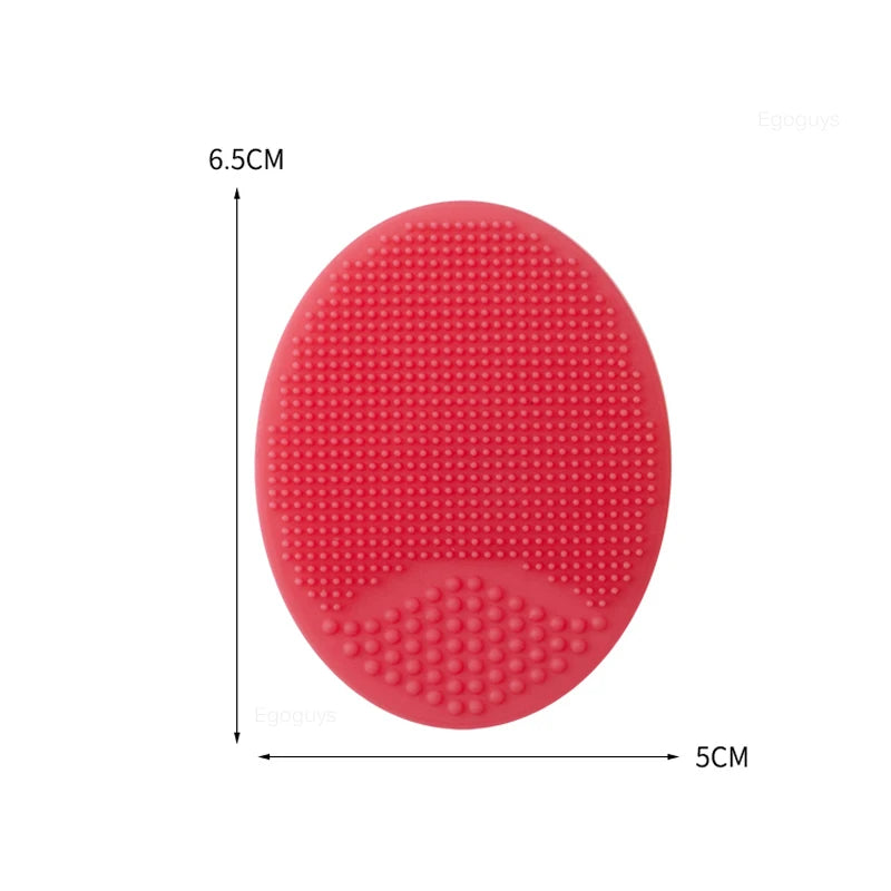 1PC Silicone Cleaning Brush Gel Washing Pad Exfoliating Blackhead Remover Facial Deep Cleansing Face Brushes Baby Bath Massager