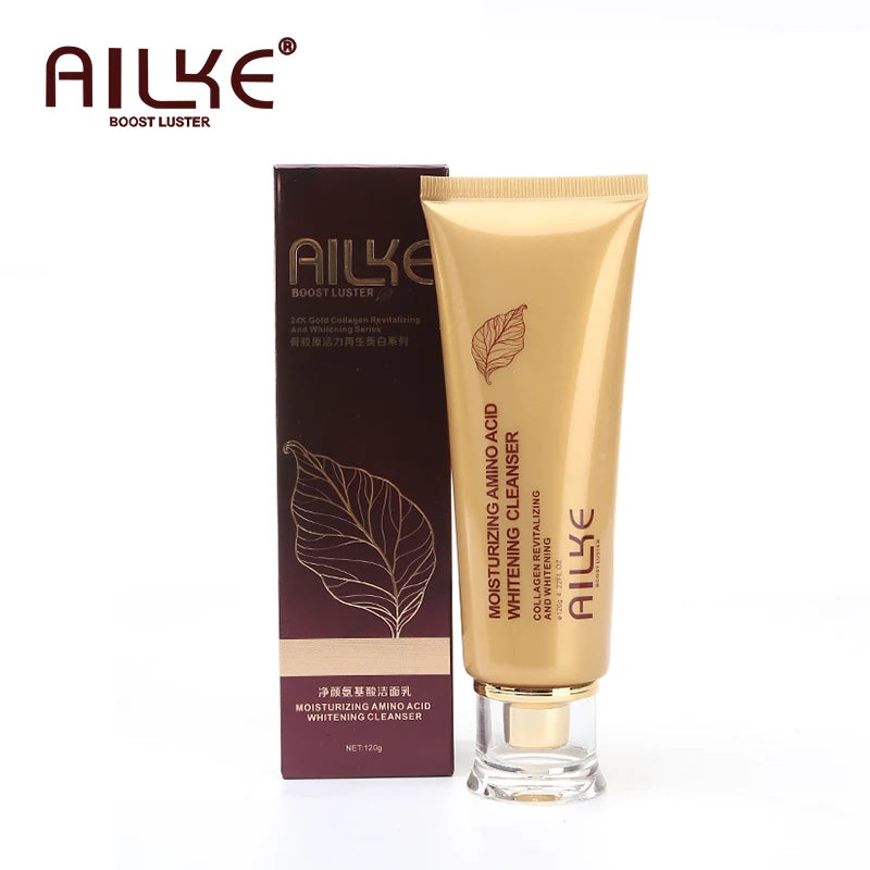 AILKE 24K Gold Collagen Whitening Skin Care Set - Anti-Aging